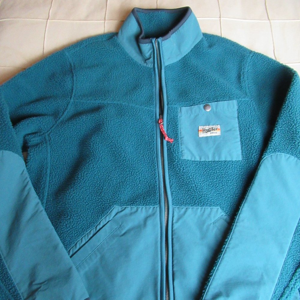Howler Brothers Chisos Fleece Jacket Teal M